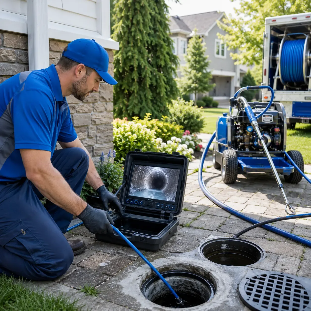 Outdoor drain cleaning professionals serving Winsted, CT