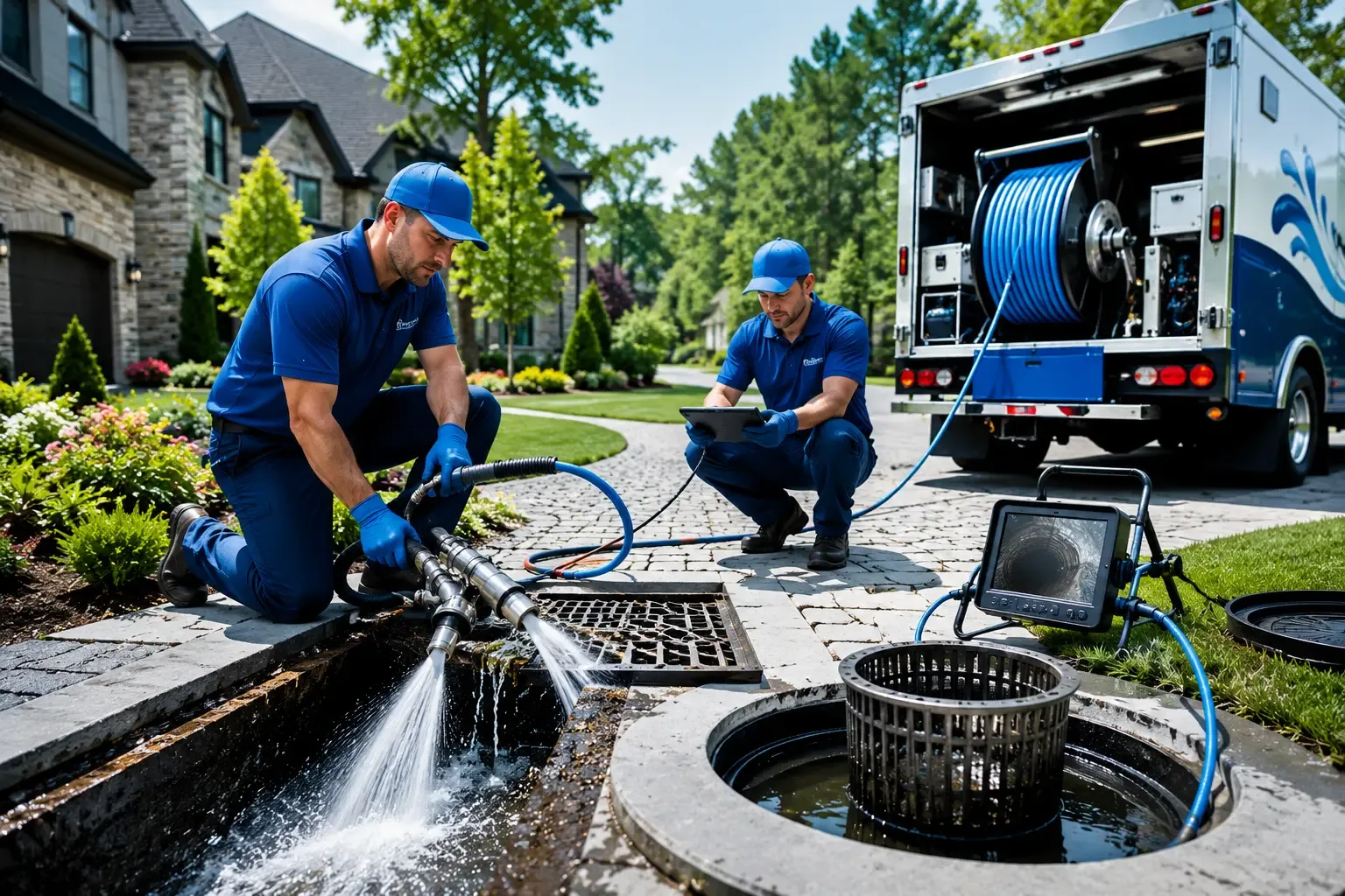 Local outdoor drain cleaning professionals in Winsted, CT